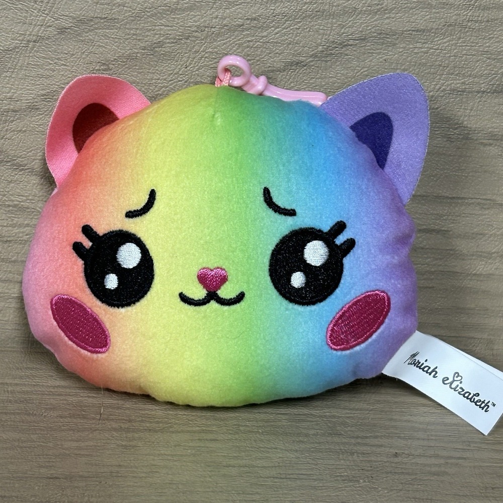 MORIAH ELIZABETH Mystery plush bag clip hanger Series One Rainbow Cute Surprise - Picture 1 of 3